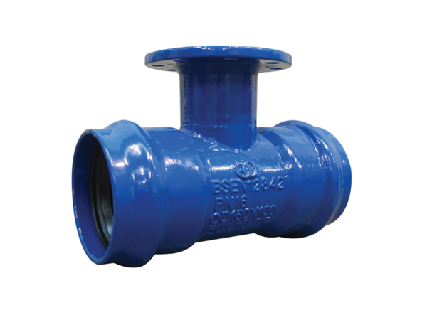 Upvc Double Socket Tee With Flanged Branch