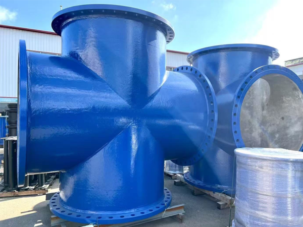 Ductile Iron All Flanged Cross