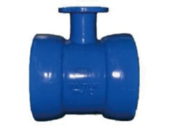 Ductile Iron Double Socket Tee With Flanged Branch