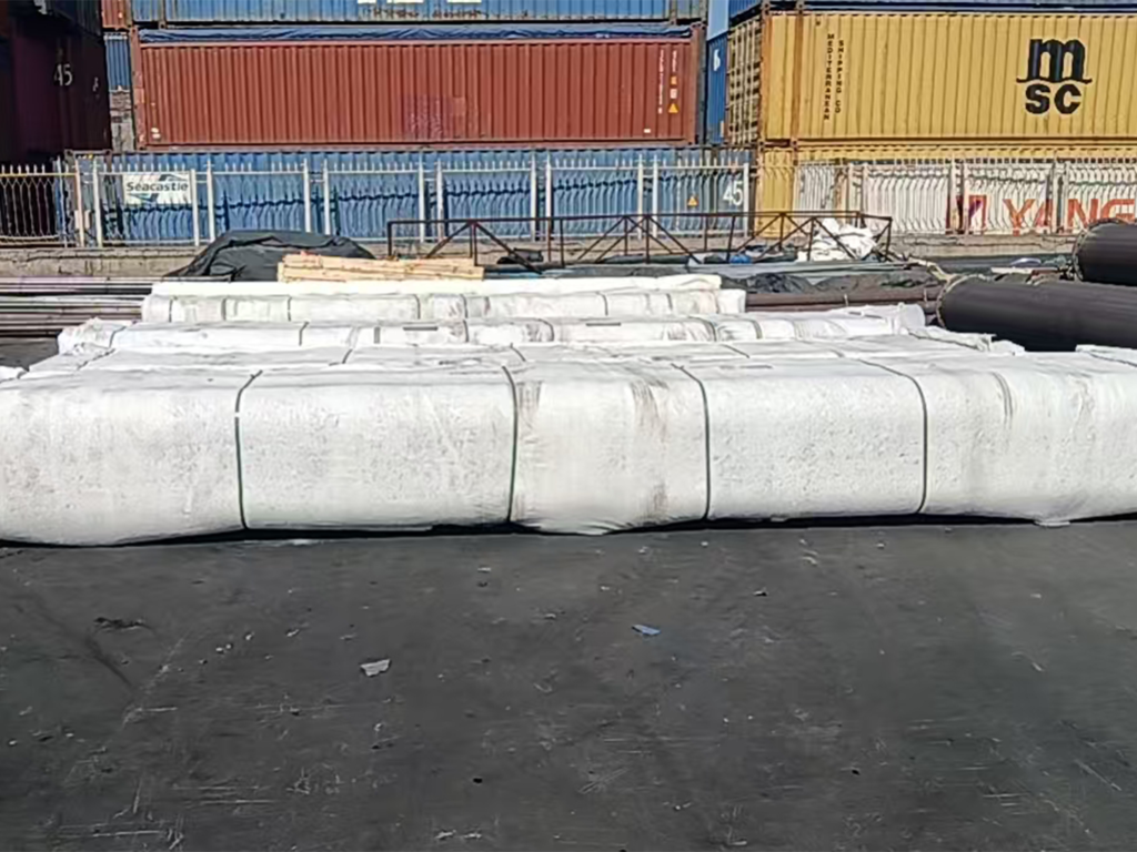 The PU pipe is completed, waiting to be loaded on the container and shipped