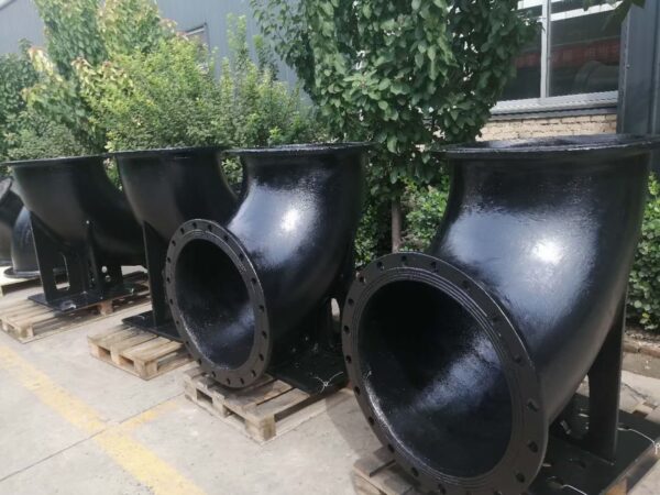 Ductile Iron Double Flanged  Duck foot Bend-90° - Imagem 4